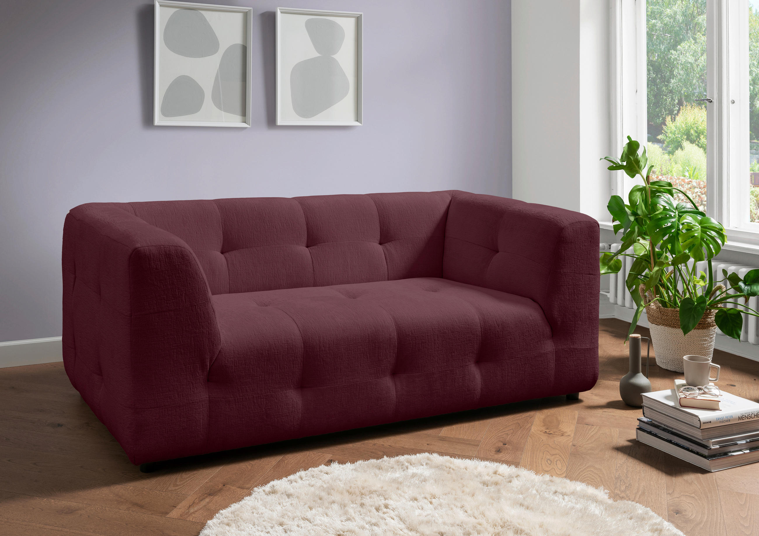 2-sitzer-sofa Velice, Bordeaux B: 184 Cm