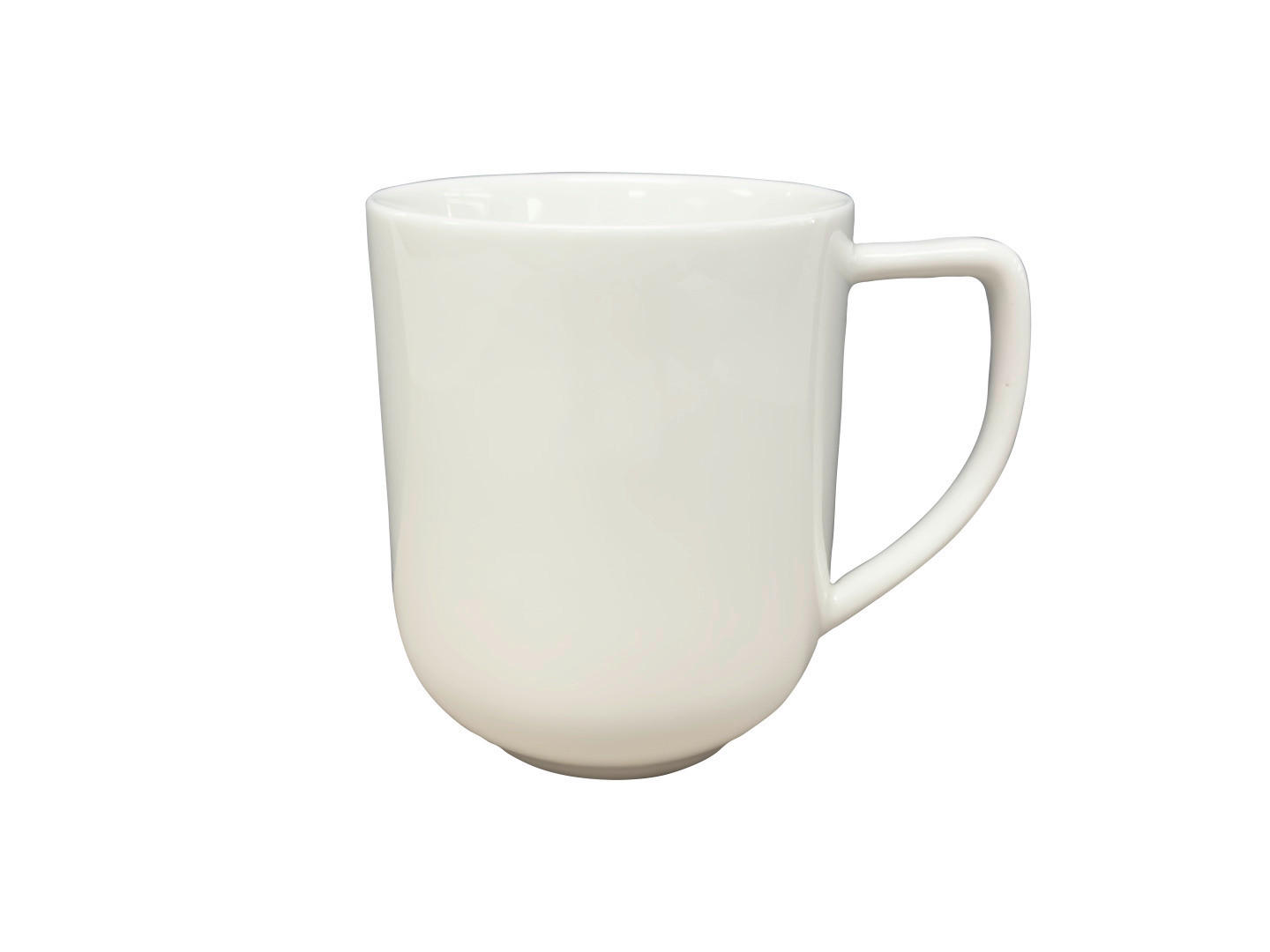 KAFFEEBECHER Vola  460 ml   - Weiß, Design, Keramik (9/10,8cm) - Novel