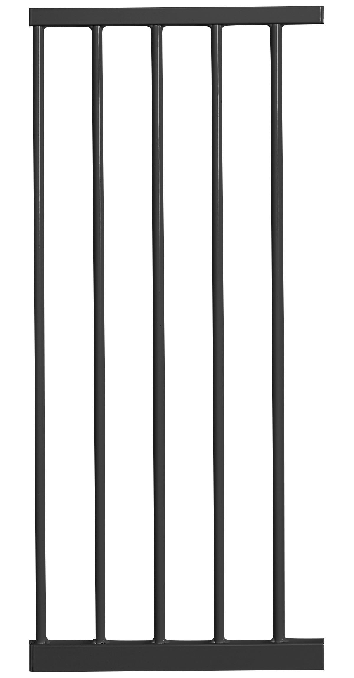 SCHUTZGITTERVERLÄNGERUNG  - Schwarz/Weiß, Basics, Metall (2/32/73cm) - Baby Dan