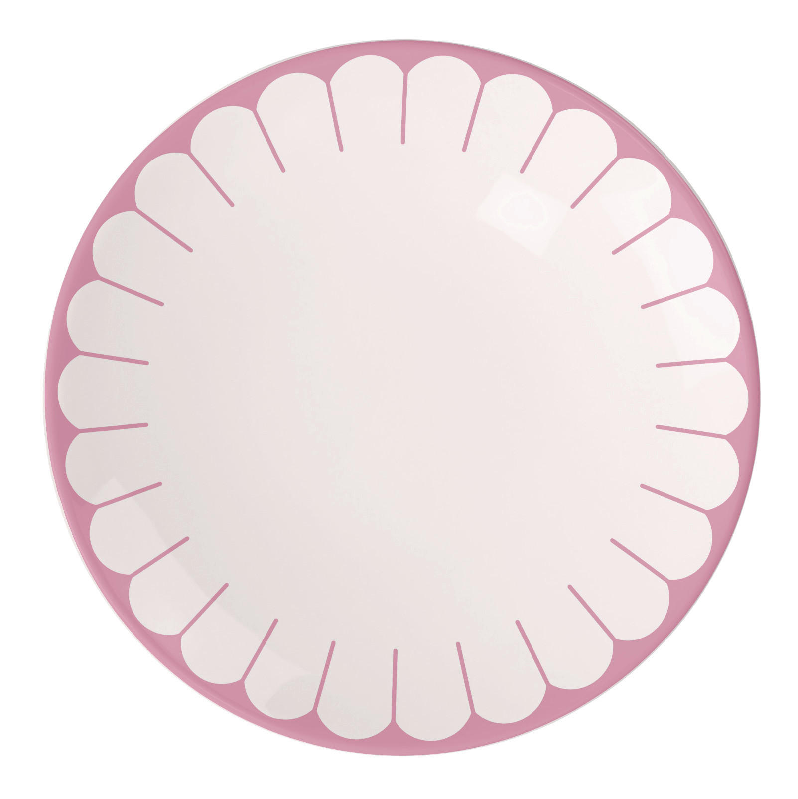 Villeroy & Boch Frühstücksteller Fleur Cassis Weiß, Magenta 2.5 cm