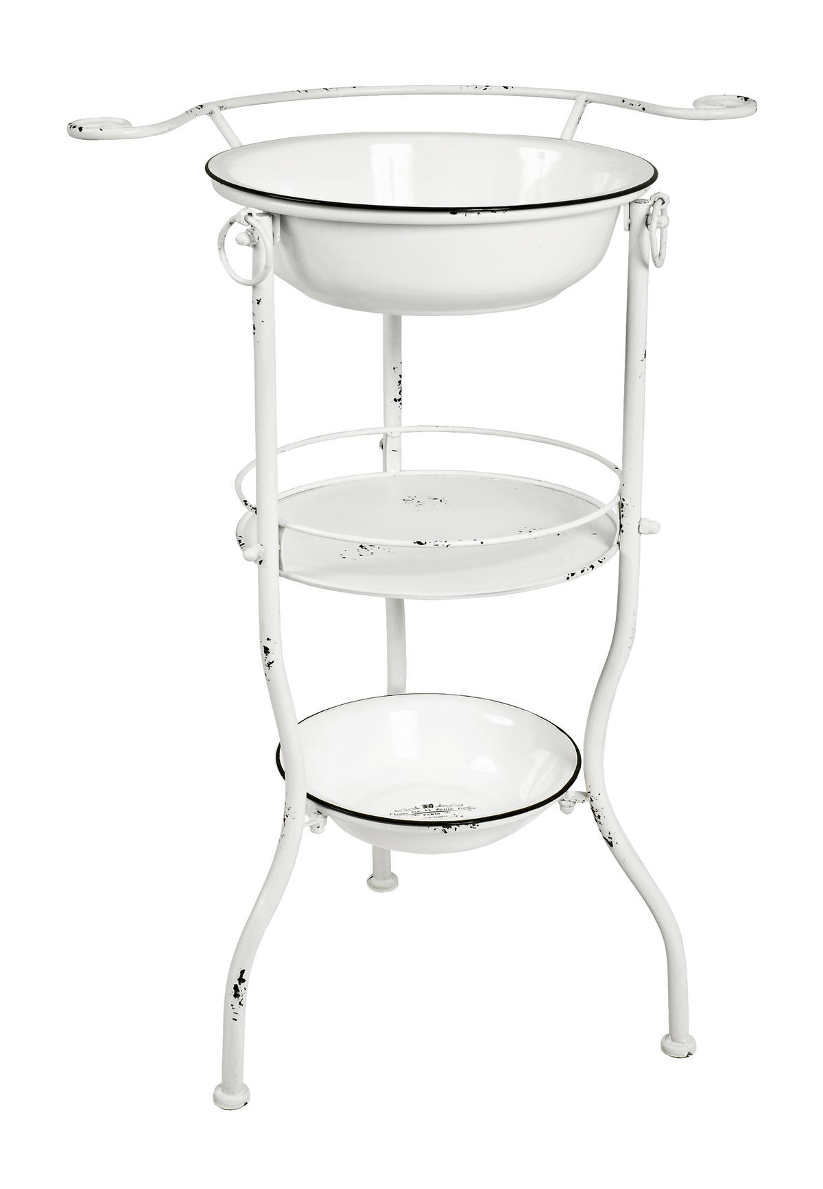 WASCHTISCHKOMBI 56 cm  - Weiß, Basics, Metall (56cm)
