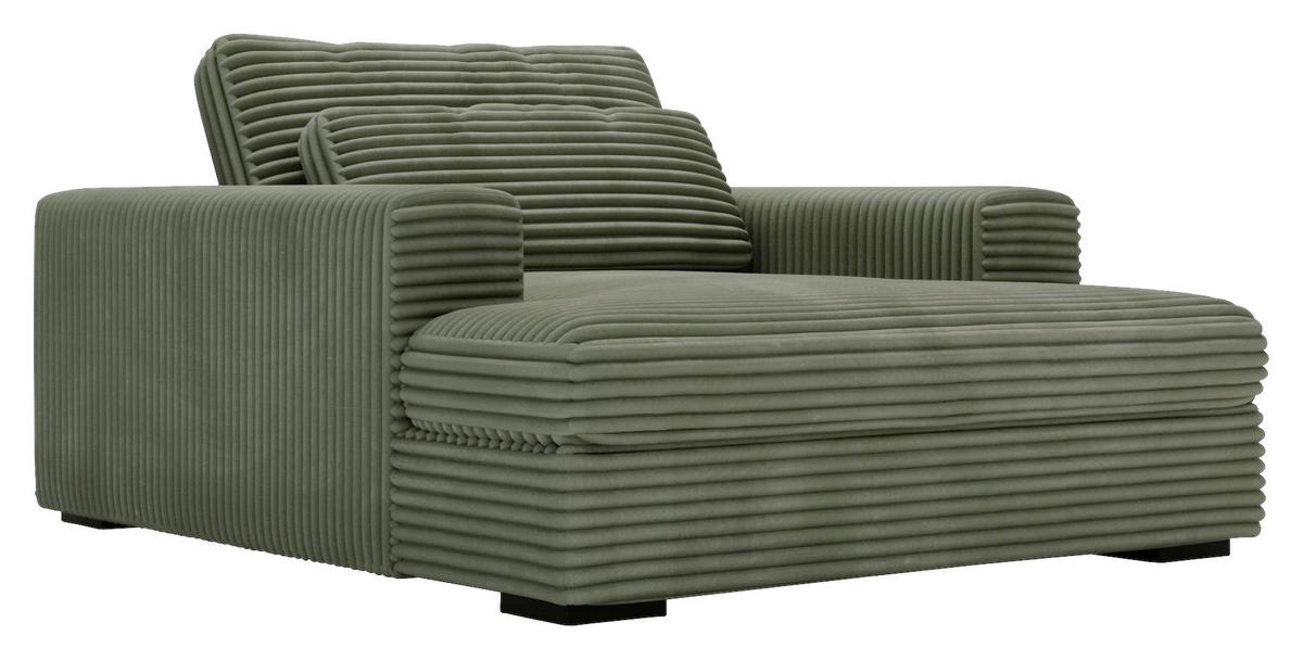 XXL-SESSEL - Schwarz/Grün, MODERN, Kunststoff/Textil (122/80/159cm) - Lomoco