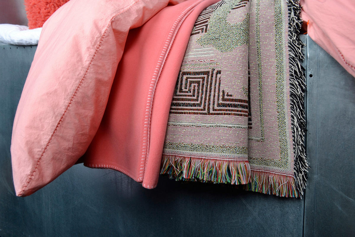 BETTDECKENBEZUG EASY Perkal 155/220 cm  - Koralle/Rosa, Basics, Textil (155/220cm) - Zoeppritz