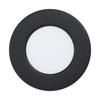 BODOVÉ LED SVETLO, 8,6 cm - čierna/biela, Basics, kov/plast (8,6cm) - Xora