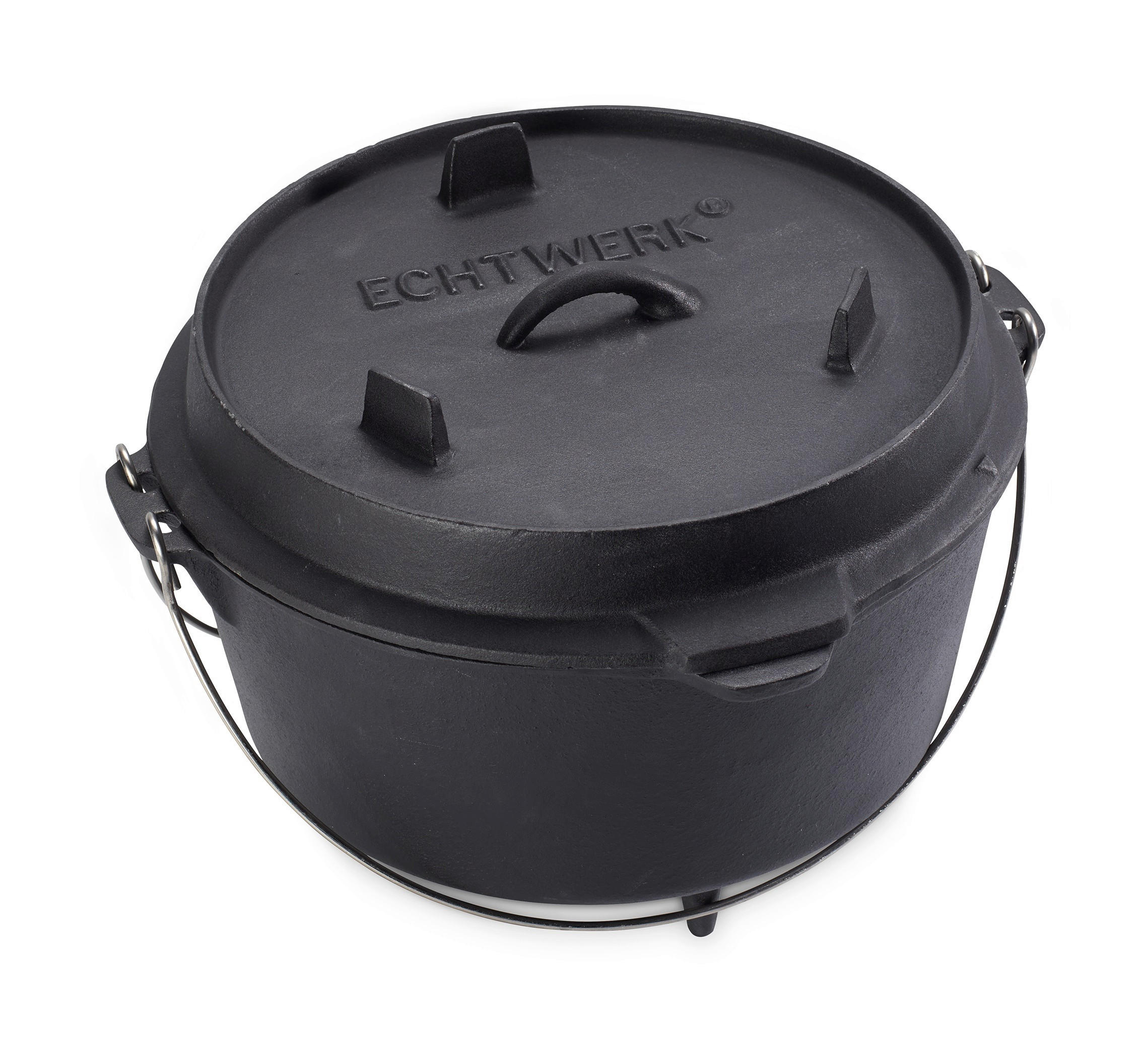 DUTCH OVEN SET - svart, Basics, metall (31,5/31,5/21cm) - Echtwerk