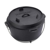 DUTCH OVEN SET - svart, Basics, metall (31,5/31,5/21cm) - Echtwerk