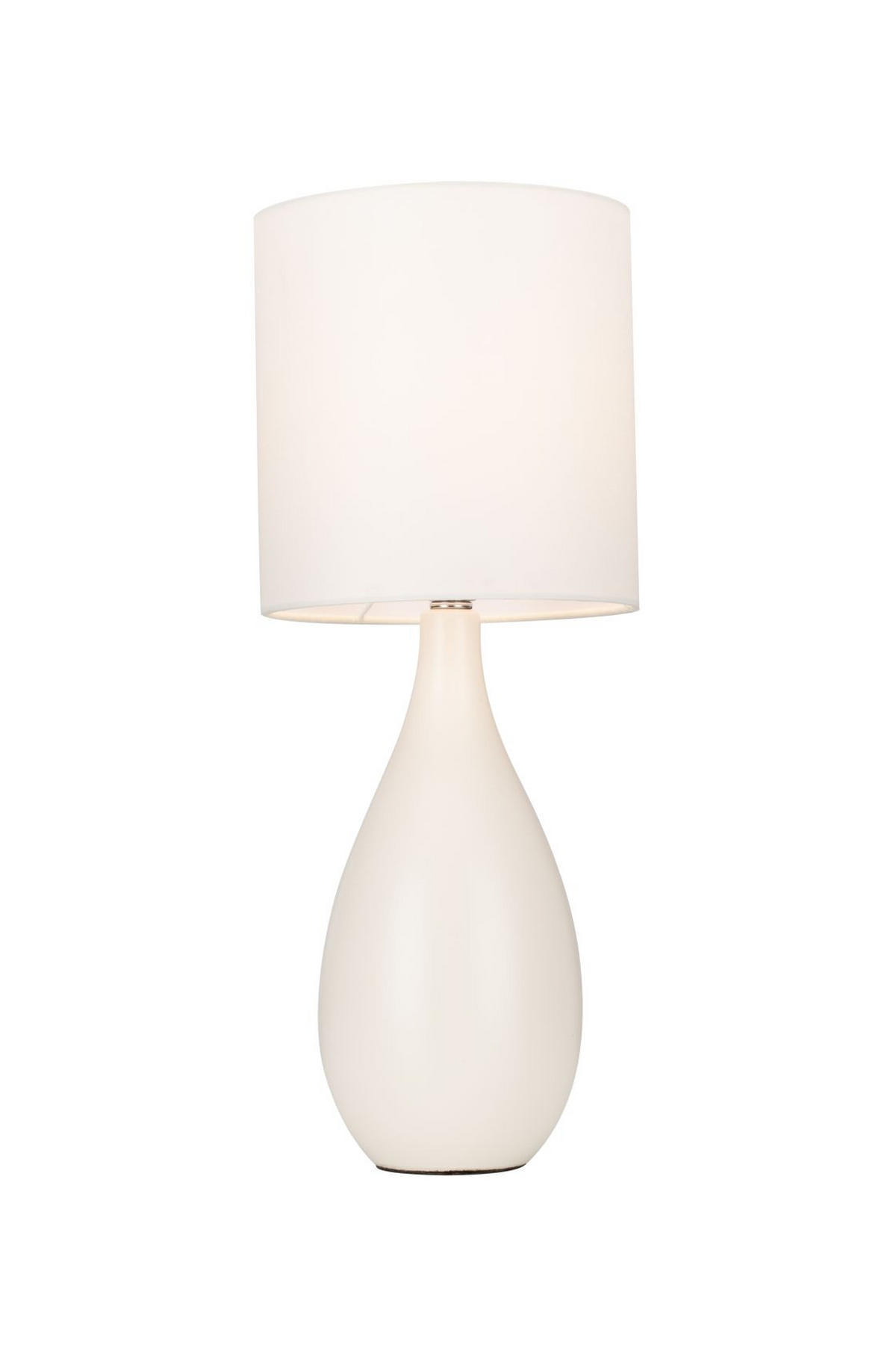 STOLNÍ LAMPA, E27, 21/52,5 cm  - pískové barvy, Lifestyle, kov/textil (21/52,5cm) - Marama