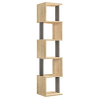 BÜCHERWAND  35/161/30 cm Eichefarben  - Eichefarben, Design, Holzwerkstoff (35/161/30cm) - Livetastic