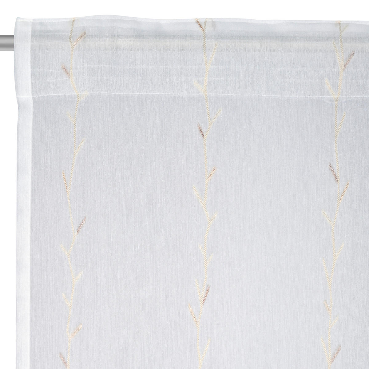 KONČANA ZAVESA  pol prosojno  140/280 cm   - bela/bež, Basics, tekstil (140/280cm) - Esposa
