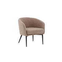 SESSEL in Braun  - Braun, Design, Textil/Metall (83/70/64cm) - Livetastic