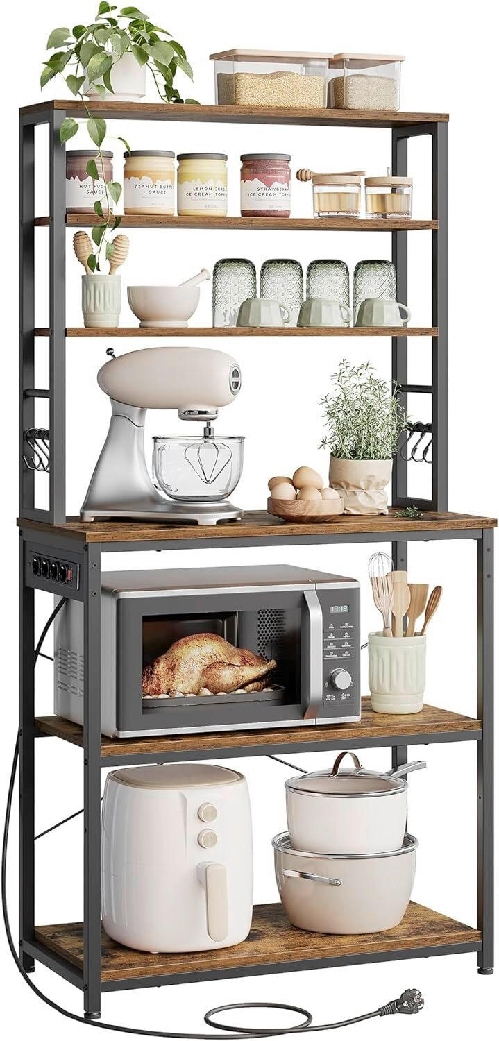 REGAL Braun, Schwarz  - Schwarz/Braun, MODERN, Holzwerkstoff/Metall (80/167/40cm) - MID.YOU