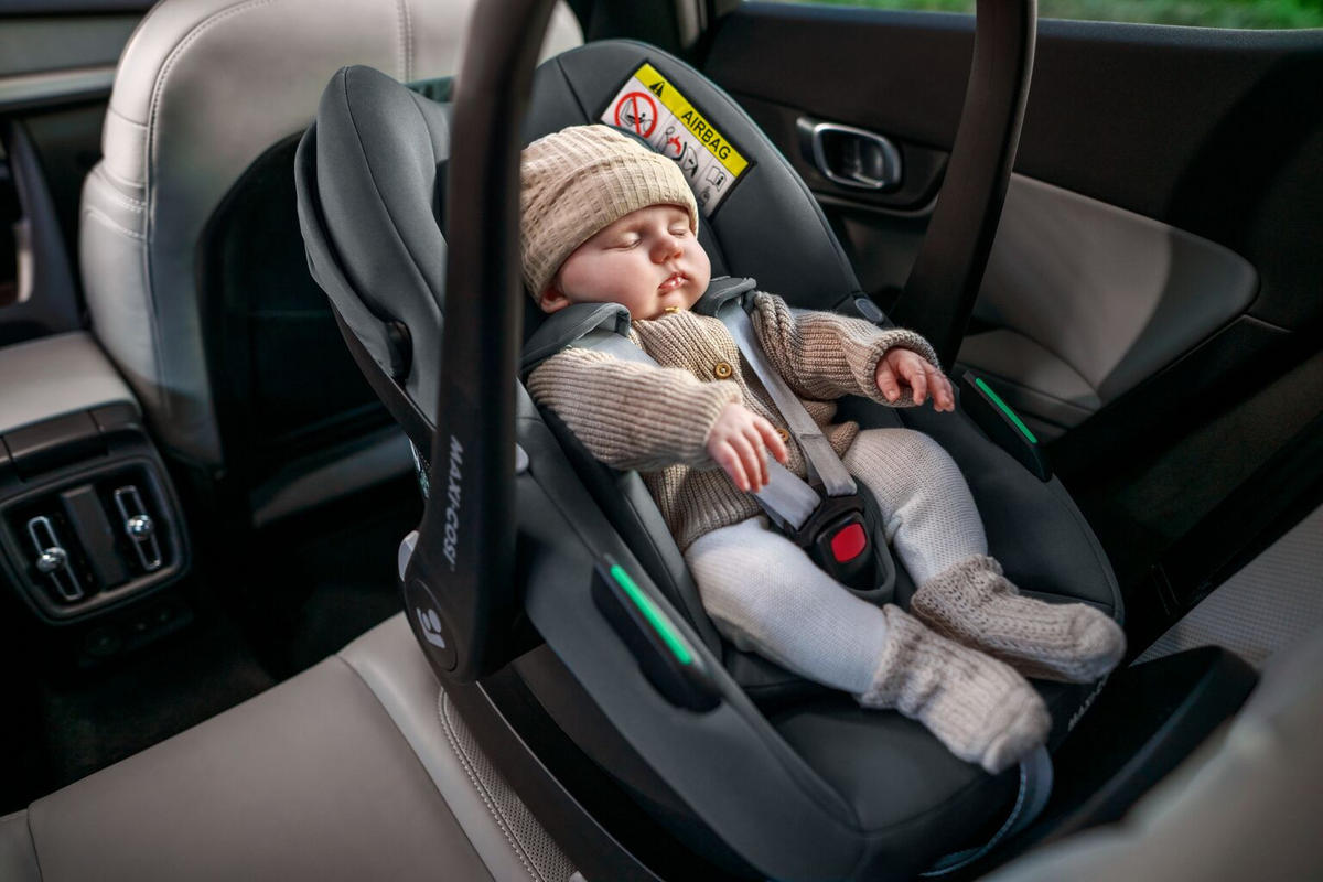 BABYSKYDD Pebble S  - mörkgrå, Basics, metall/textil (44/56,5/67cm) - Maxi Cosi Pro