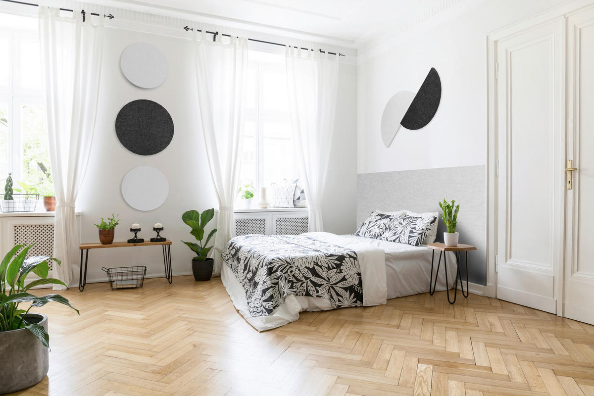 AKUSTIKPANEEL  - Anthrazit, Basics, Kunststoff (60/2,4cm)