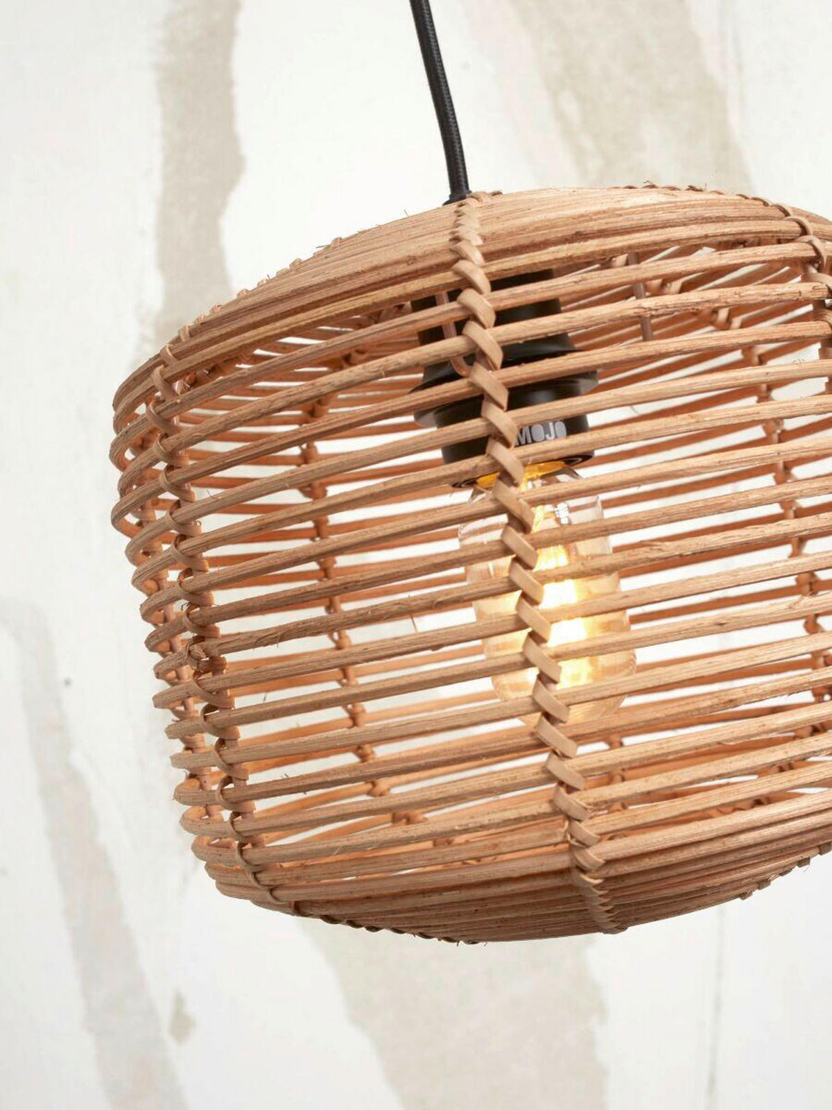 HÄNGELEUCHTE GOOD&MOJO 25/25/20 cm   - Naturfarben, Trend, Holz (25/25/20cm) - Good & Mojo
