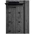 GARDEROBENPANEEL  in 73/106/35 cm  - Anthrazit/Eschefarben, Design, Holz/Metall (73/106/35cm) - Johann Jakob