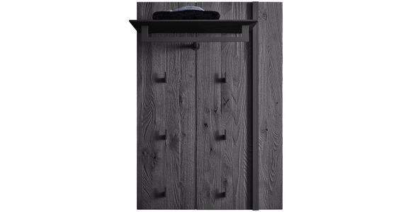 GARDEROBENPANEEL  in 73/106/35 cm  - Anthrazit/Eschefarben, Design, Holz/Metall (73/106/35cm) - Johann Jakob