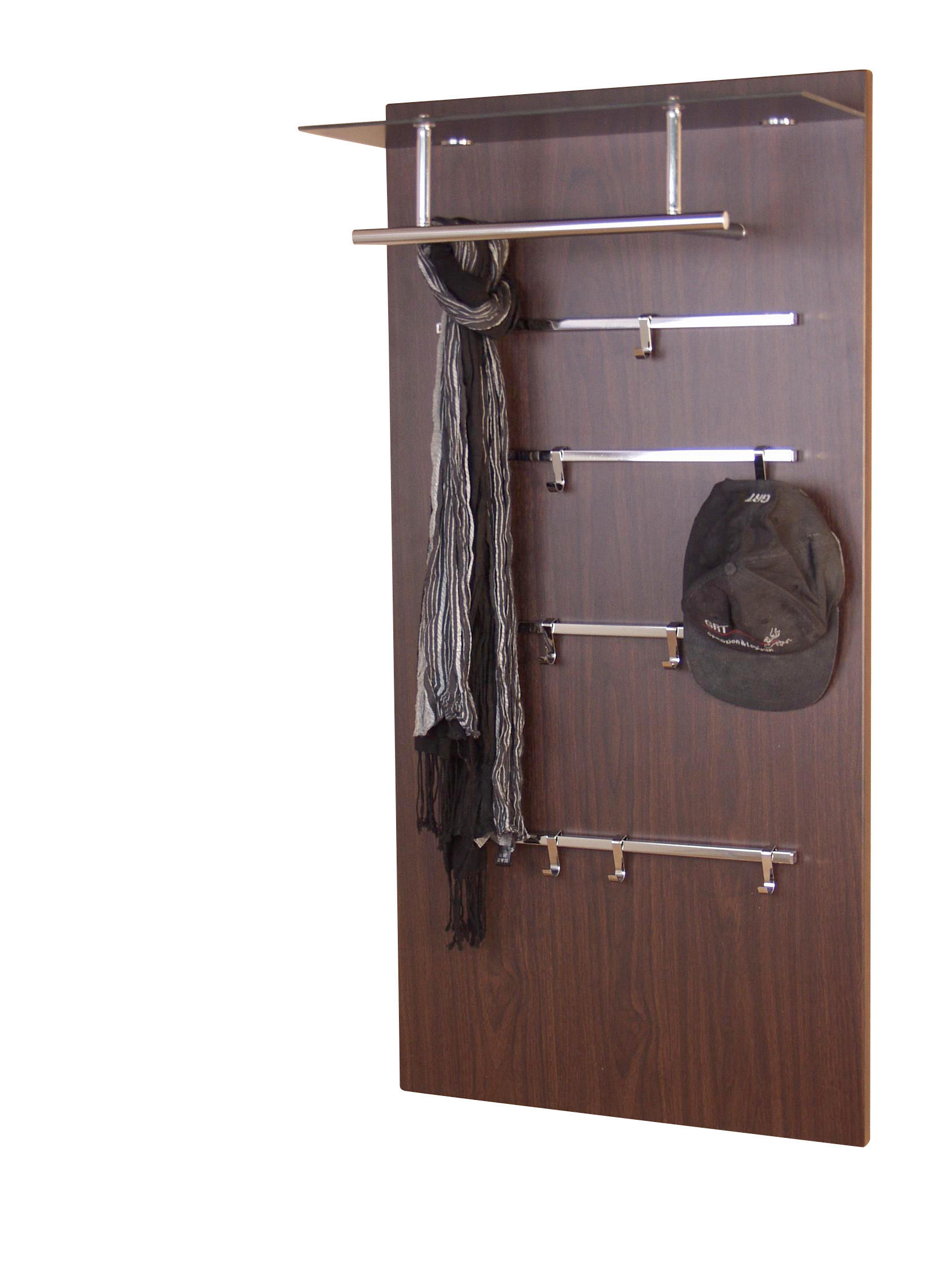 GARDEROBENPANEEL  in  - Braun, Design, Glas/Holzwerkstoff (26/60/120cm) - MID.YOU