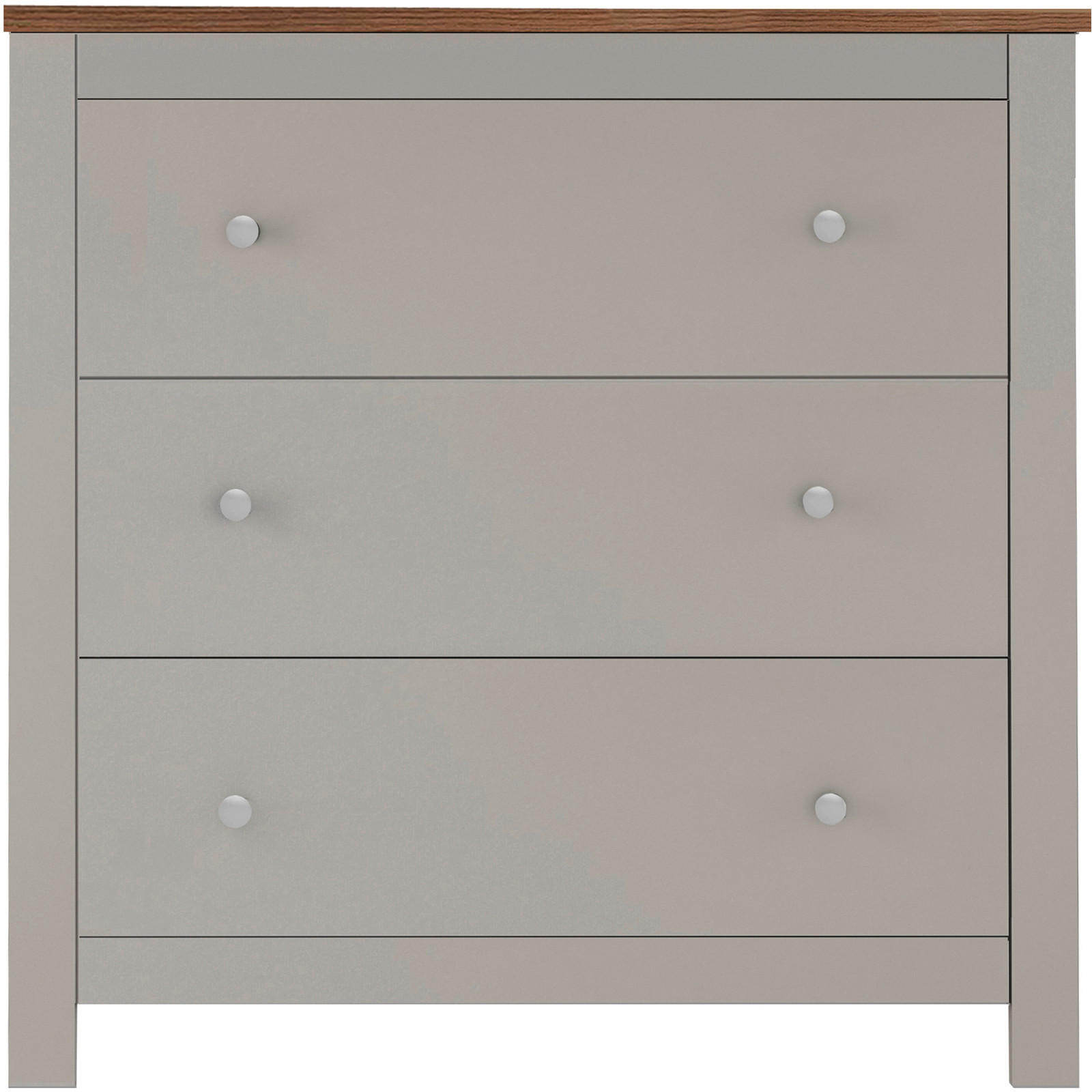 KOMMODE Emerald  in 79/81/35 cm  - Silberfarben/Creme, Design, Holzwerkstoff/Metall (79/81/35cm) - MID.YOU