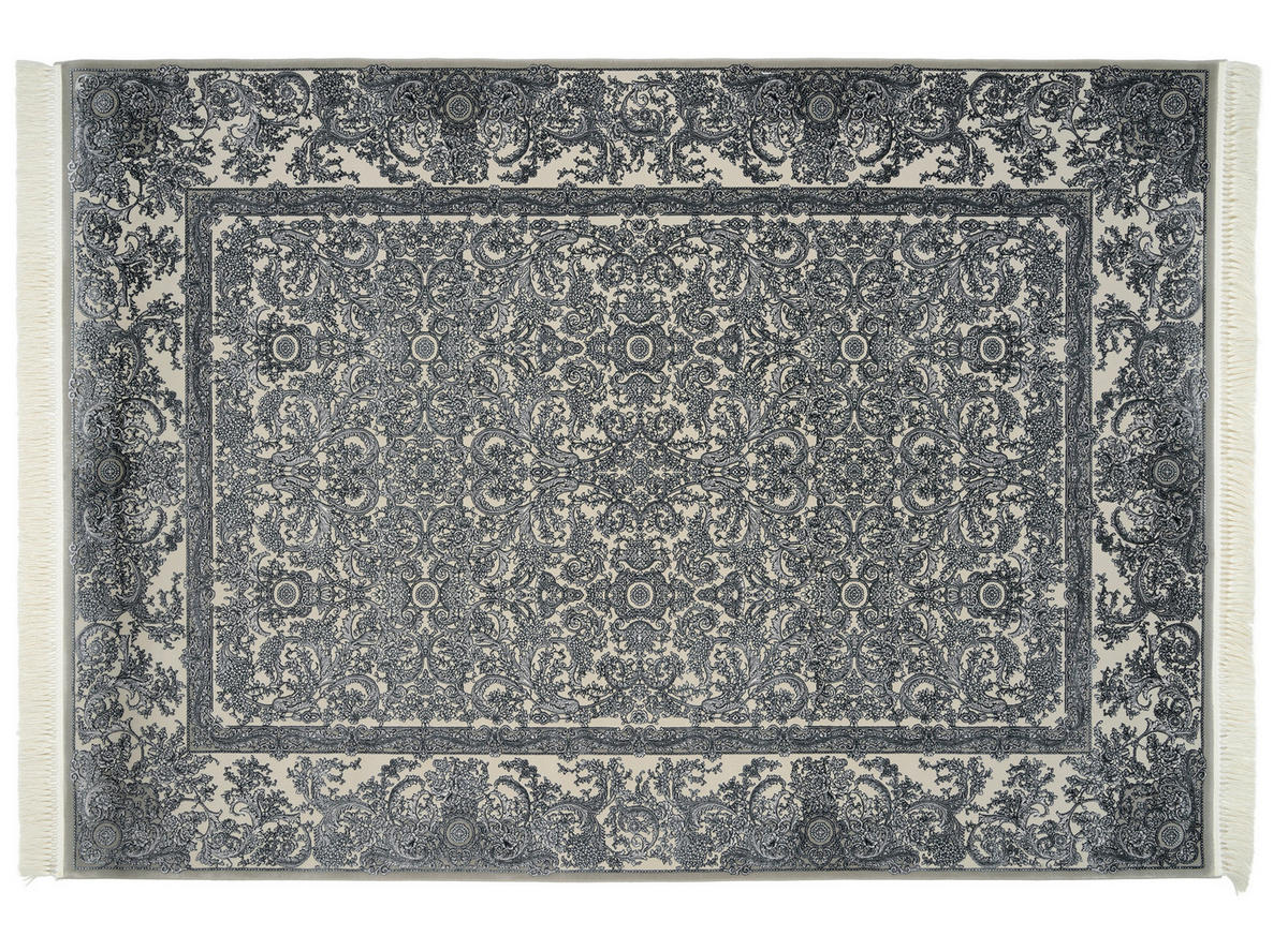 ORIENTTEPPICH 160/230 cm DIETER KNOLL Creme, Grau  - Creme/Grau, Basics, Textil (160/230cm) - Dieter Knoll