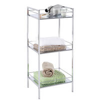 REGAL ZA KUPATILO  boja hroma , metal  - boja hroma, Osnovno, metal (38/84/30cm) - Xora