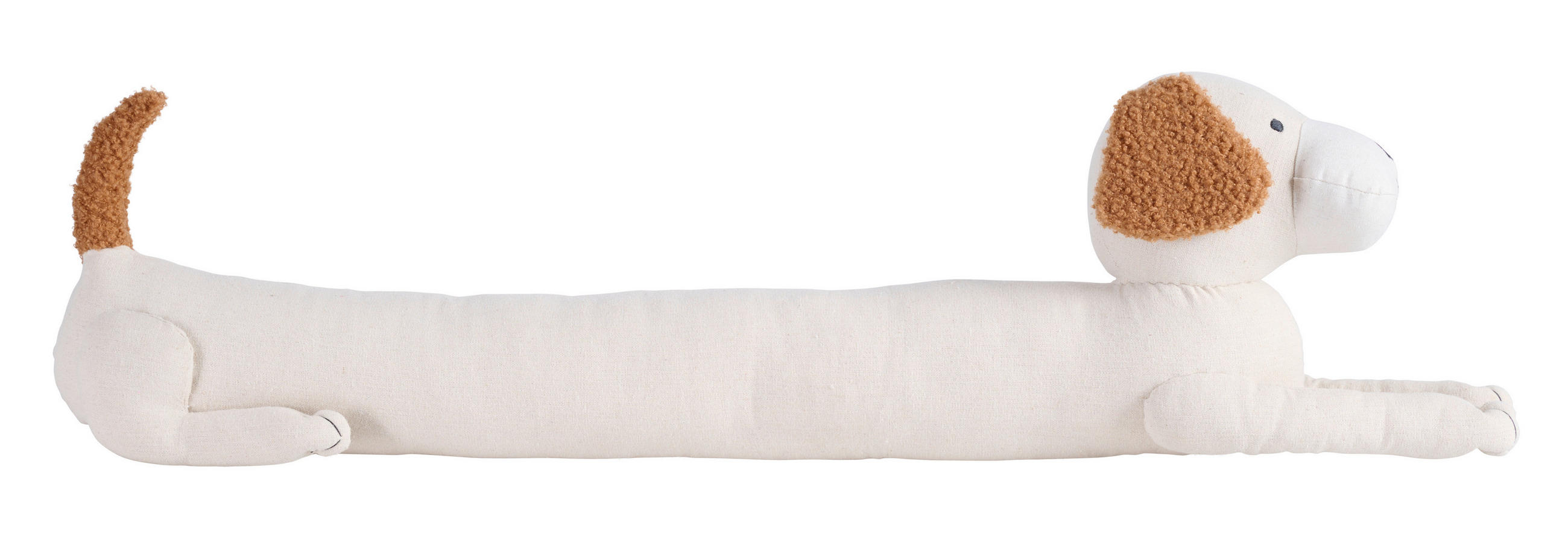 ZUGLUFTSTOPPER - Beige/Braun, Basics, Textil (76,5/15/20cm) - Boltze Home