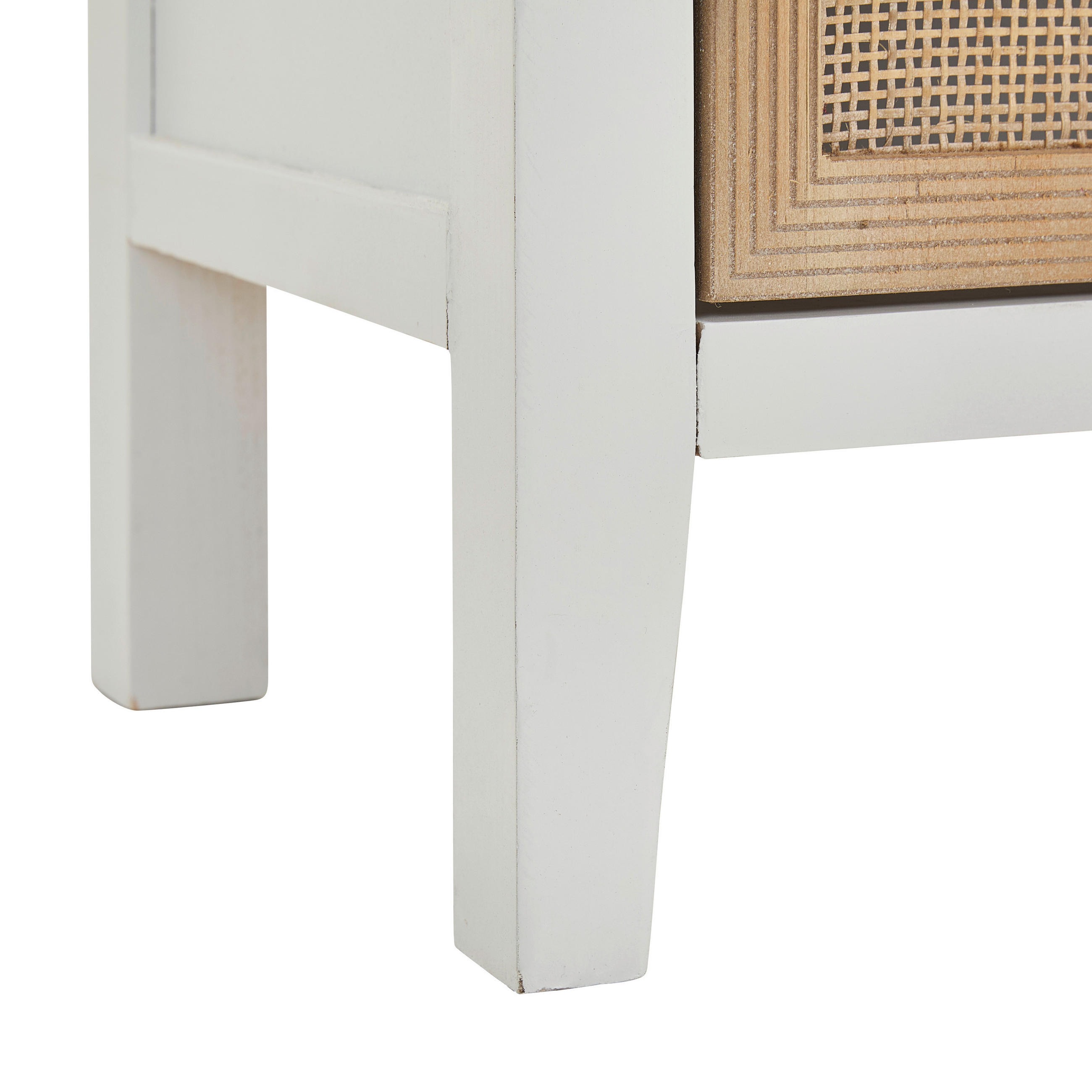 Thumbnail - Livetastic Sideboard, Natur, Weiß, Holzwerkstoff, Rattan, Tanne, massiv, 1 Fächer, 148x85x35 cm, Holzmöbel, Kleinmöbel H...