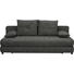 SCHLAFSOFA in Textil Dunkelbraun - Dunkelbraun/Schwarz, Design, Kunststoff/Textil (208/73-90/102cm) - Hom`in SCHLAFSOFA in Textil Dunkelbraun - Dunkelbraun/Schwarz, Design, Kunststoff/Textil (208/73-90/102cm) - Hom`in