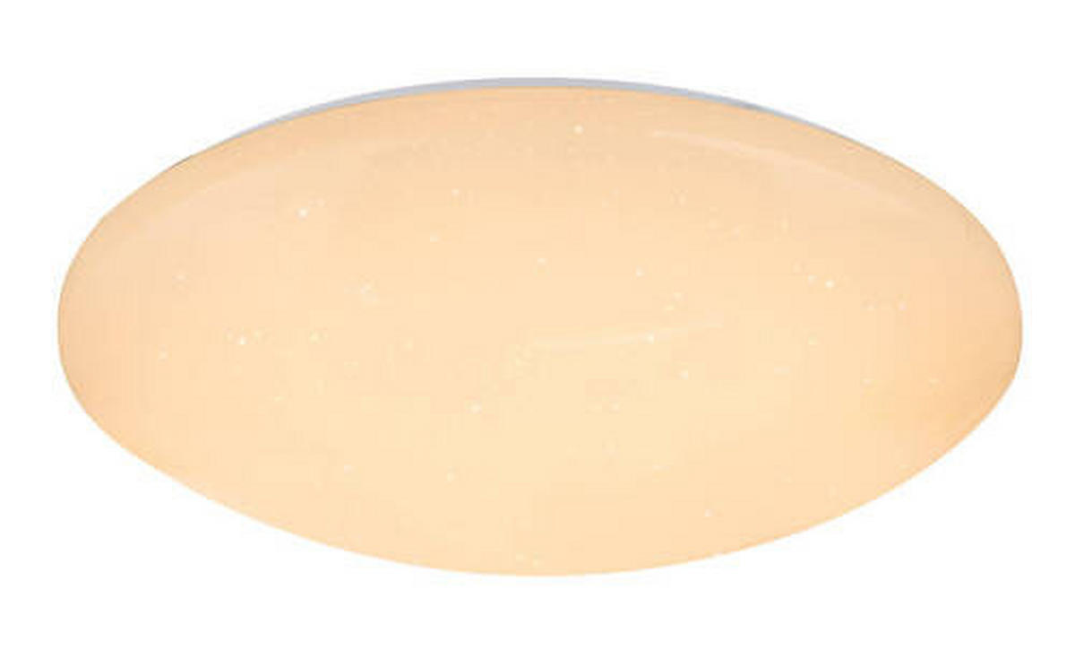 STROPNA LED-SVETILKA   //3000-6500 K/230 V/ - bela/opal, Basics, kovina/umetna masa (50/12cm) - Globo