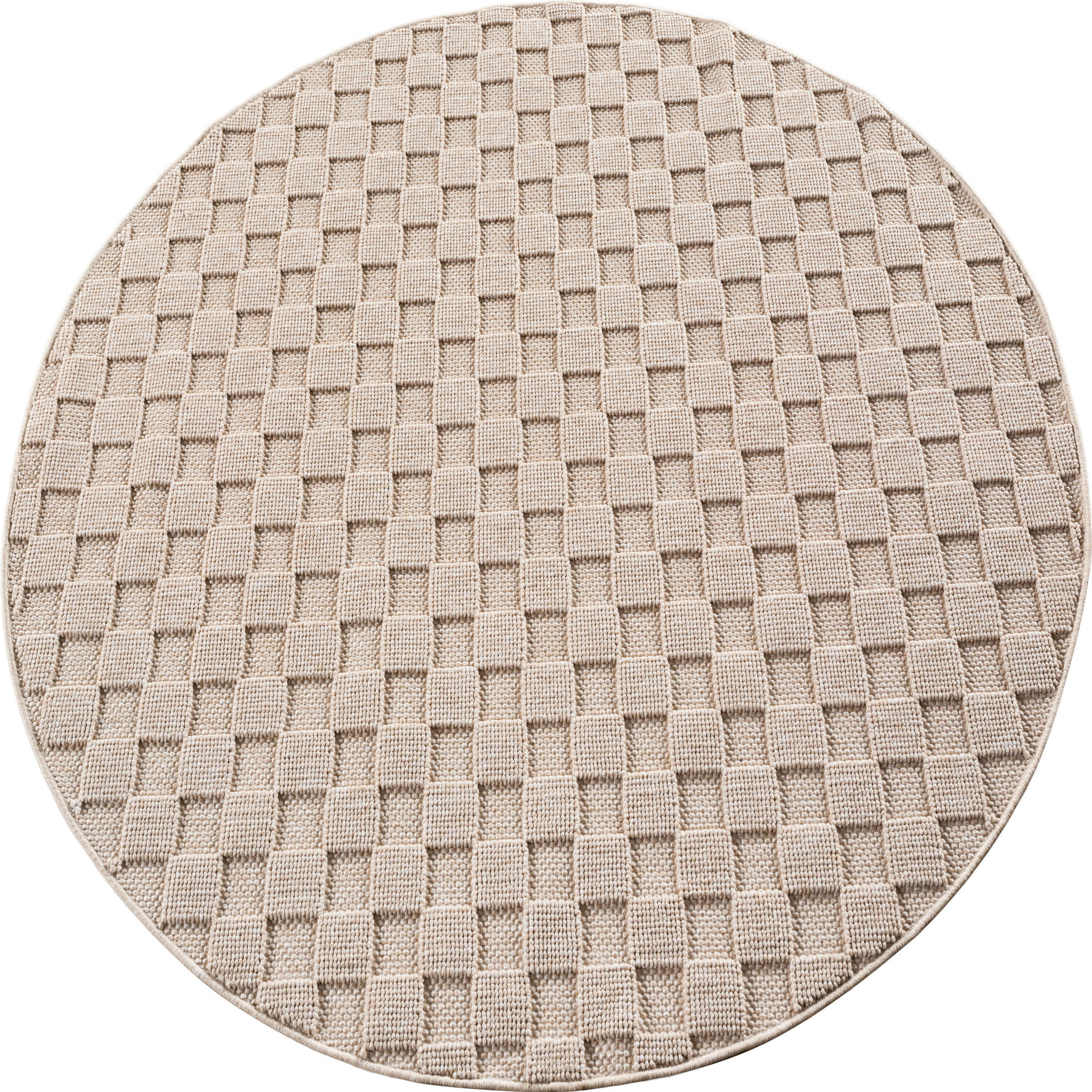 FLACHWEBETEPPICH 80 cm HELIX Beige  - Beige, Basics, Kunststoff/Textil (80cm) - Novel