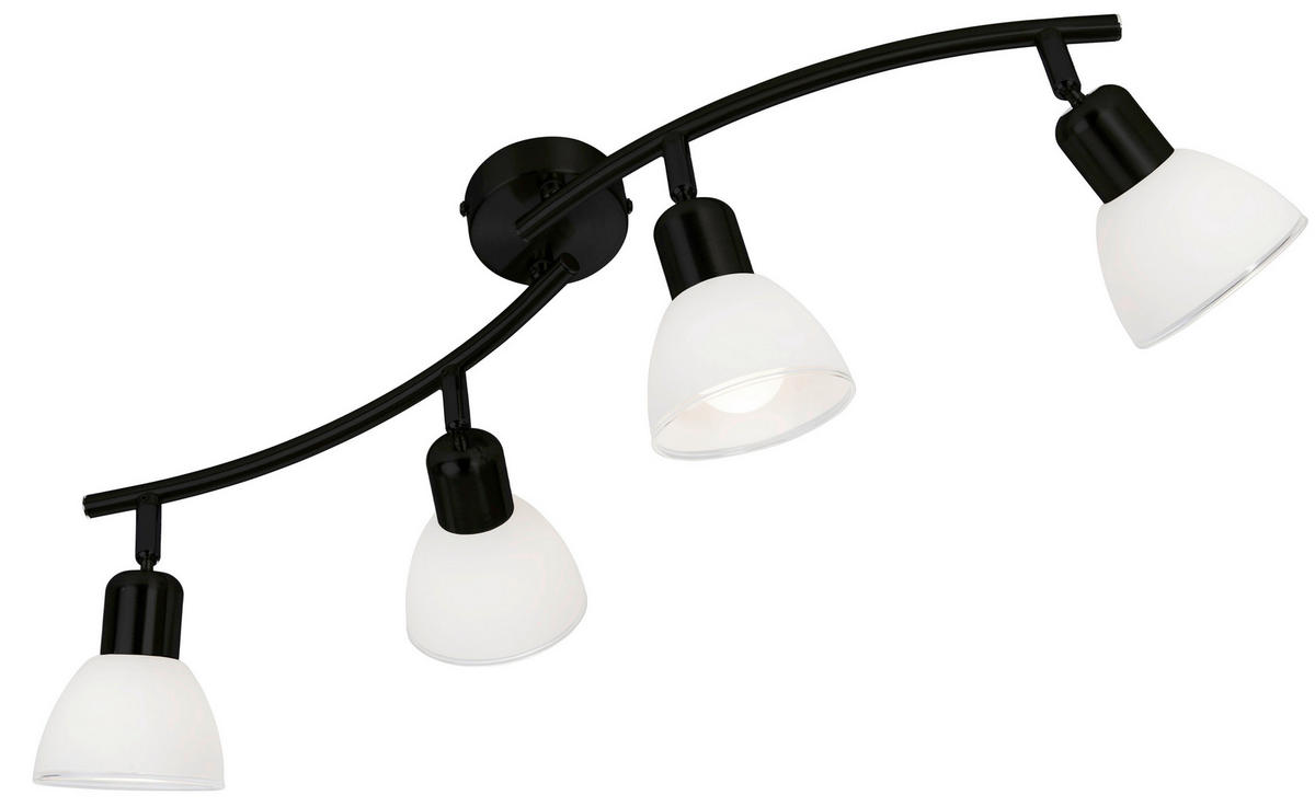 STRAHLER 9,6/70/13 cm   - Klar/Schwarz, Basics, Glas/Metall (9,6/70/13cm) - Novel