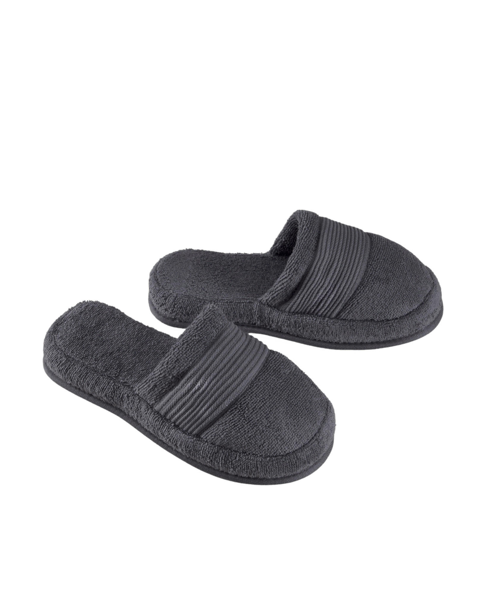 HAUSSCHUHE PURE  - Anthrazit, Basics, Textil (44/45null)