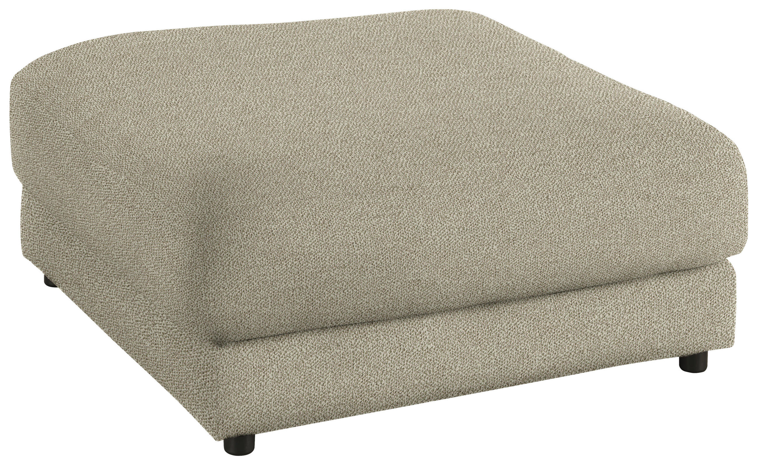 HOCKER in Textil Hellgrün  - Schwarz/Hellgrün, Design, Kunststoff/Textil (100/86/100cm) - Lomoco