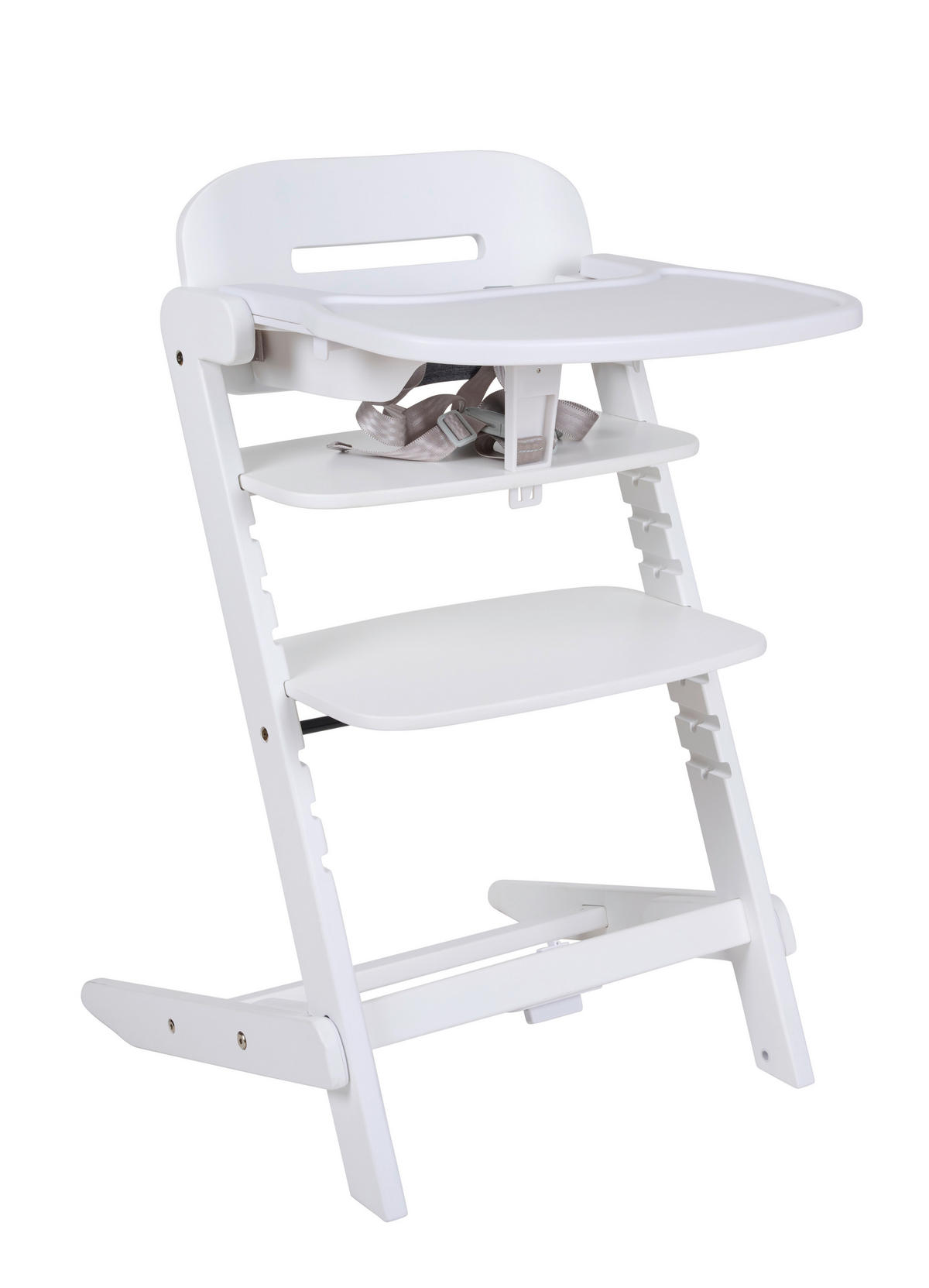 HRANILICA  Brunch  - bela, Dizajnerski, drvo/metal (63/48,5/81cm) - Jimmylee