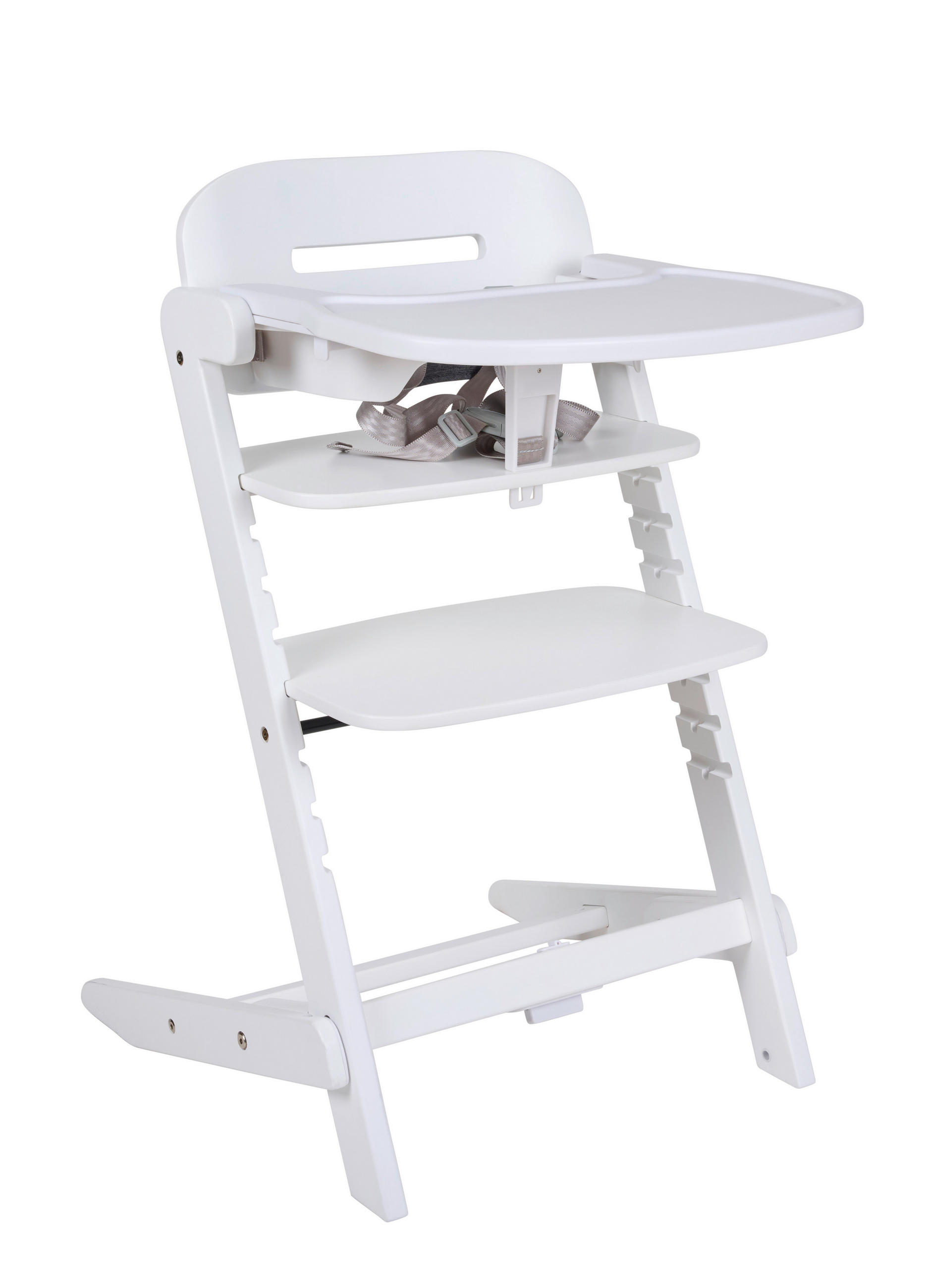 Jimmylee DETSKÁ JEDÁLENSKÁ STOLIČKA, buk lesný, biela