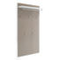 GARDEROBENPANEEL 80/170/27 cm - Taupe/Weiß, Design, Glas/Holzwerkstoff (80/170/27cm) - Novel GARDEROBENPANEEL 80/170/27 cm - Taupe/Weiß, Design, Glas/Holzwerkstoff (80/170/27cm) - Novel