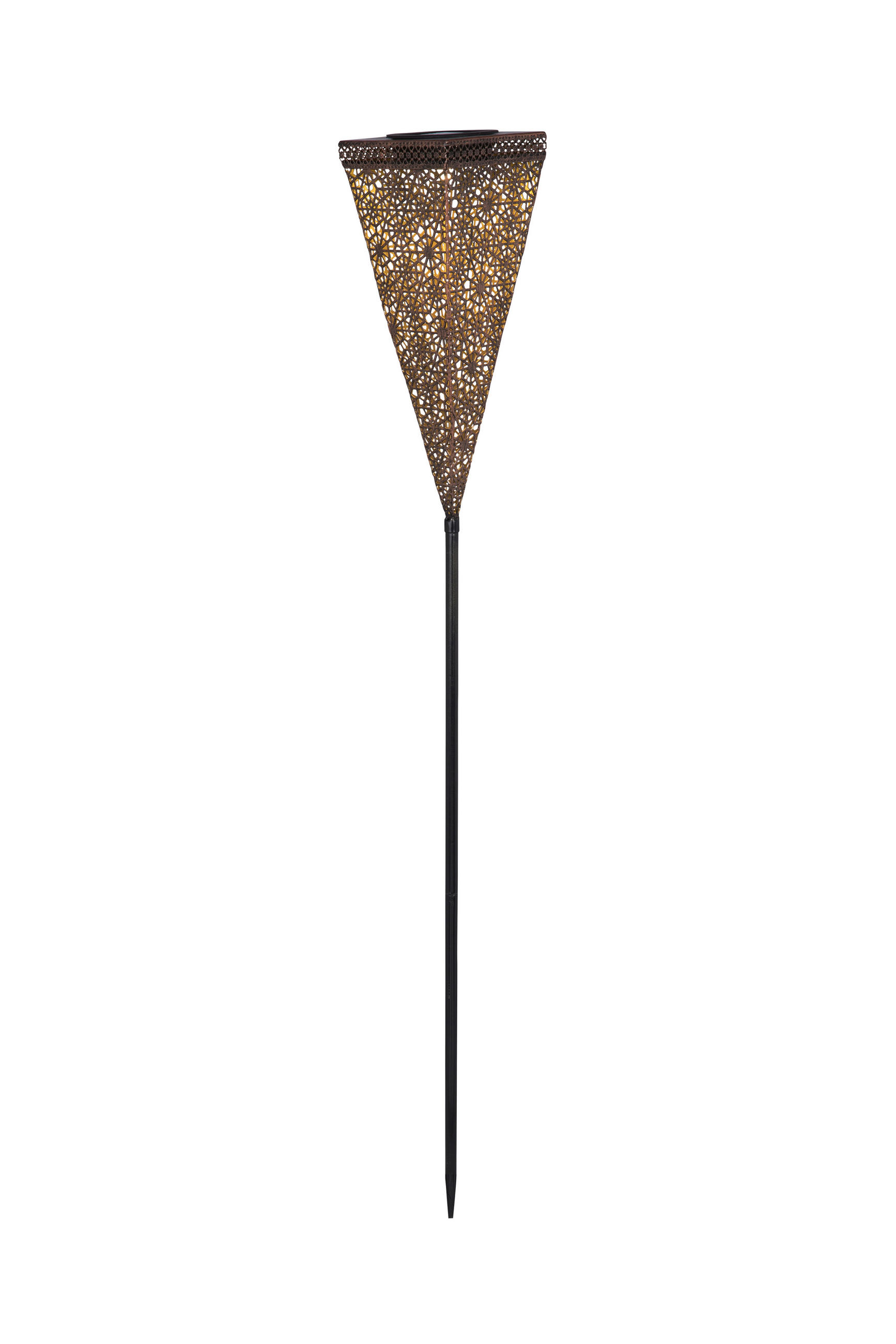 SZOLÁRLÁMPA  - bronz/fekete, Trend, műanyag/fém (11/89cm) - Ambia Garden