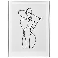 KUNSTDRUCK Abstraktes  - Multicolor/Schwarz, Trend, Papier/Holzwerkstoff (50/70cm) - Monee