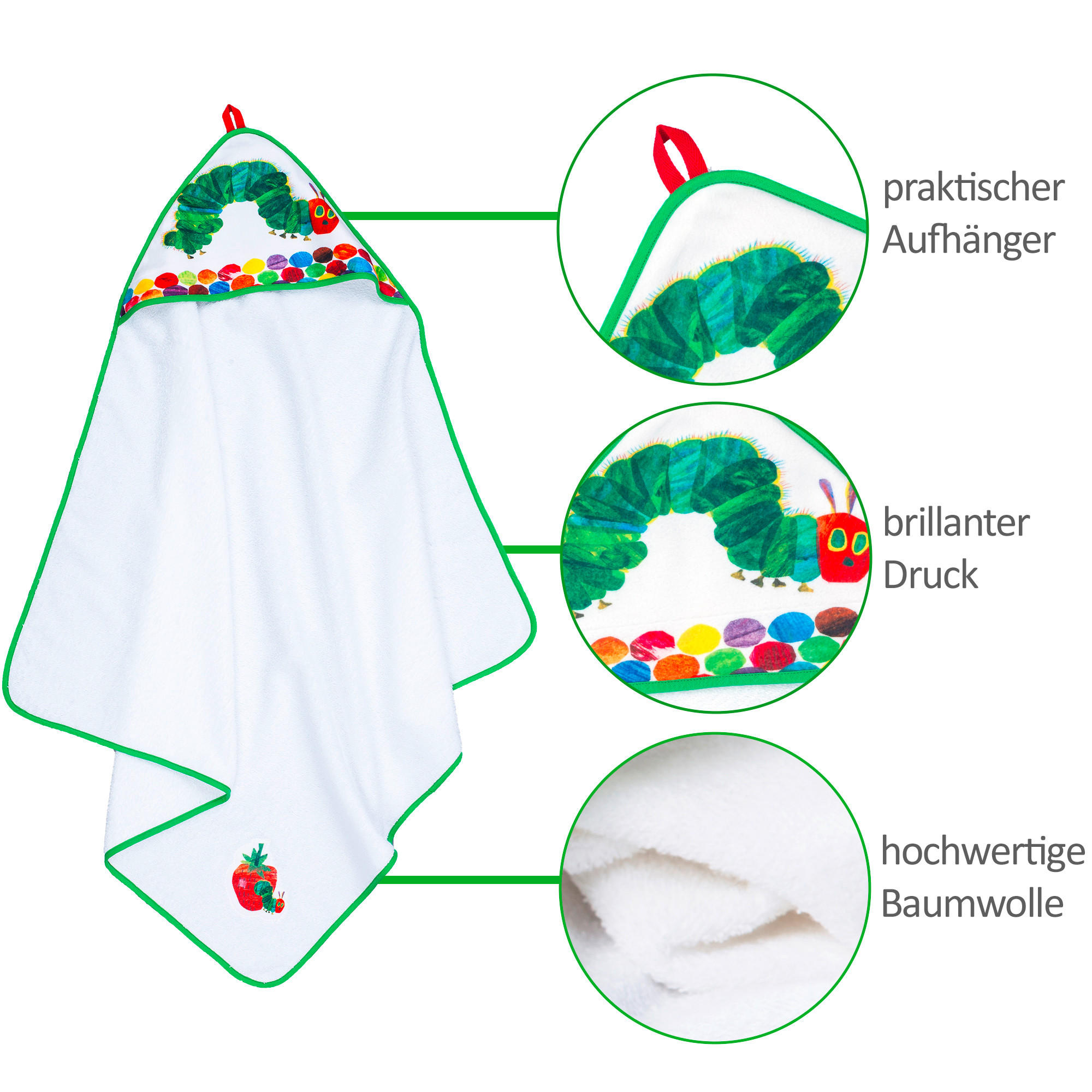 KAPUZENBADETUCH 100/100 cm    - Weiß, Basics, Textil (100/100cm)