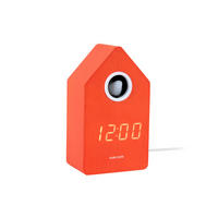 WECKER  Orange  - Orange, Basics, Holzwerkstoff (6/9/15.5cm) - Karlsson