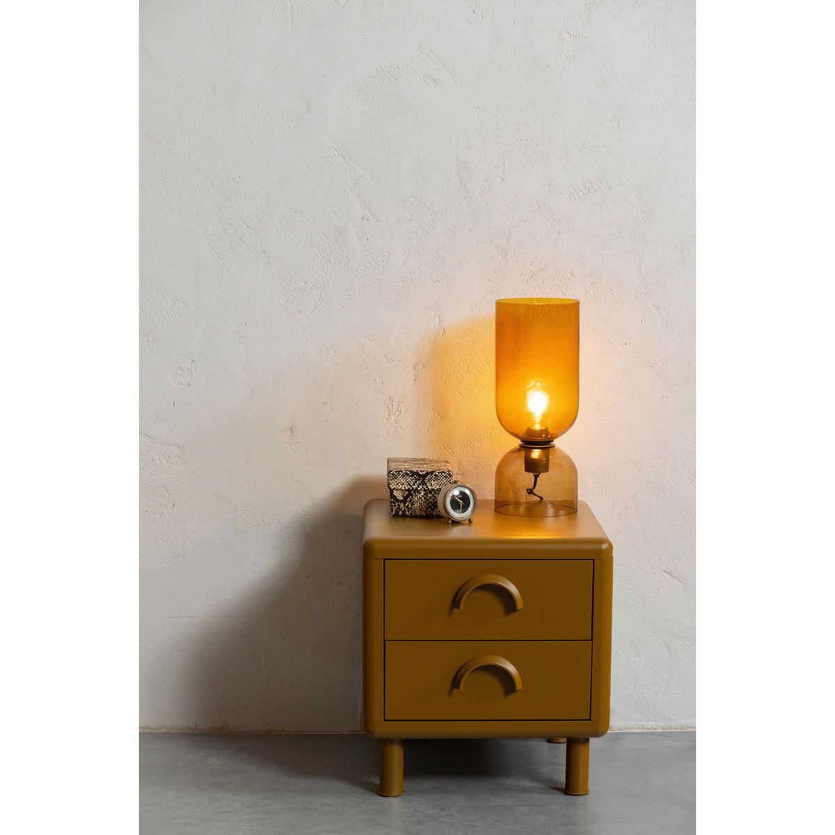 NACHTTISCH 42/45/42 cm  - Honig, Design, Metall (42/45/42cm) - Livetastic