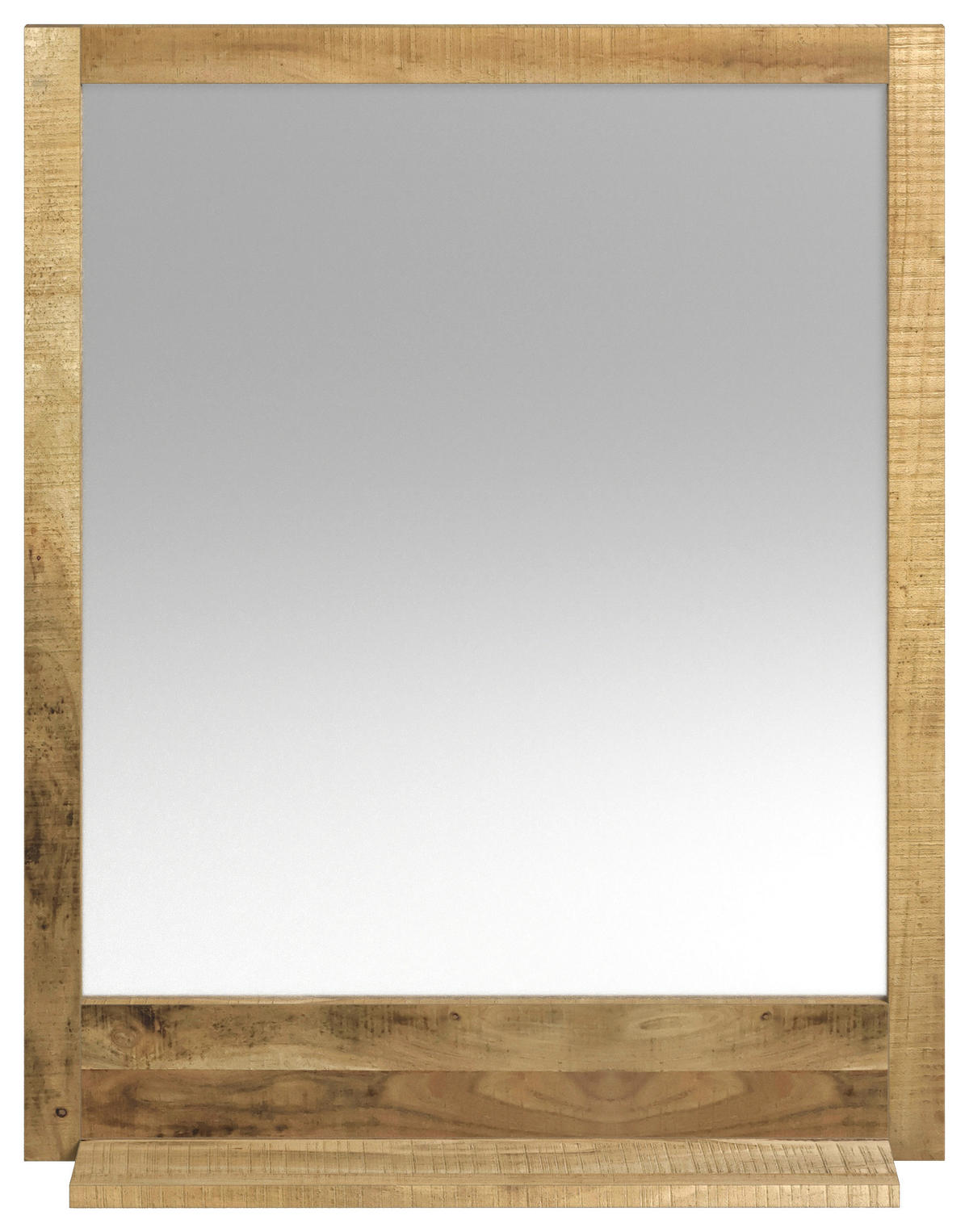BADEZIMMERSPIEGEL 65/80/16 cm  - Akaziefarben, Natur, Glas/Holz (65/80/16cm) - Livetastic