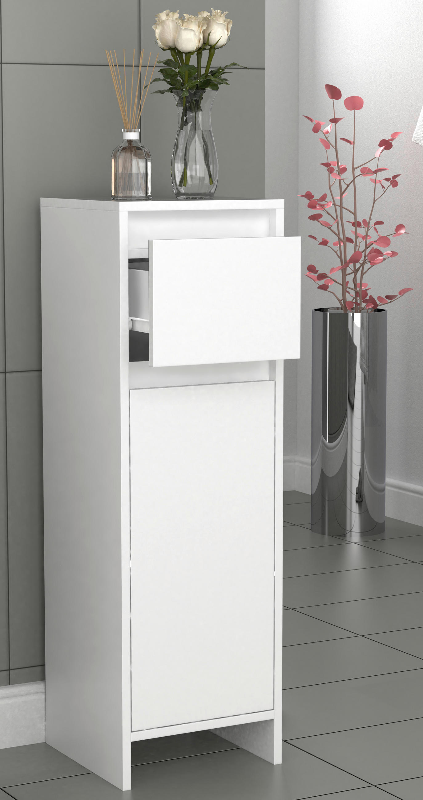 HIGHBOARD  in 30/95/30 cm  - Weiss, Modern, Holzwerkstoff (30/95/30cm) - MID.YOU