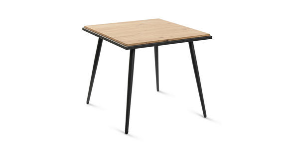 COUCHTISCH 50/50/45 cm quadratisch Eiche Artisan  - Anthrazit/Eiche Artisan, Design, Holzwerkstoff/Metall (50/50/45cm) - Xora