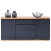 SIDEBOARD Chiaro  in 172/81/40 cm  - Eichefarben/Schwarz, Design, Holz/Holzwerkstoff (172/81/40cm)