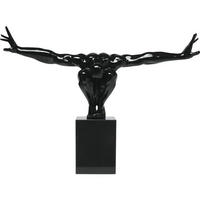 SKULPTUR - Schwarz, Design, Kunststoff/Stein (75/52/23cm)