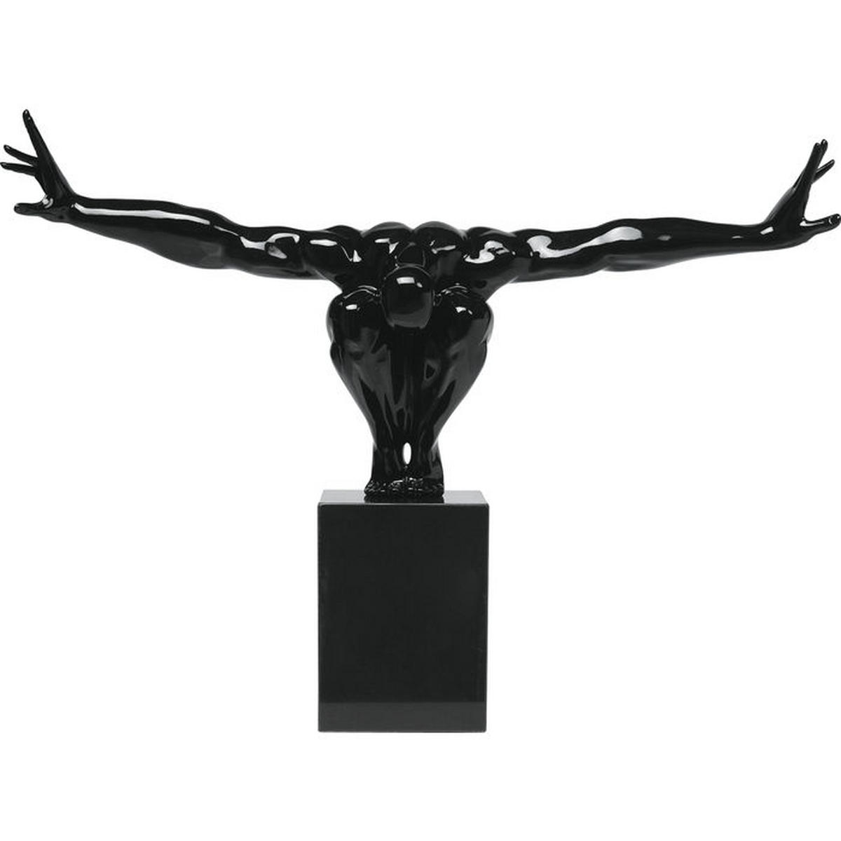 SKULPTUR - Schwarz, Design, Kunststoff/Stein (75/52/23cm)