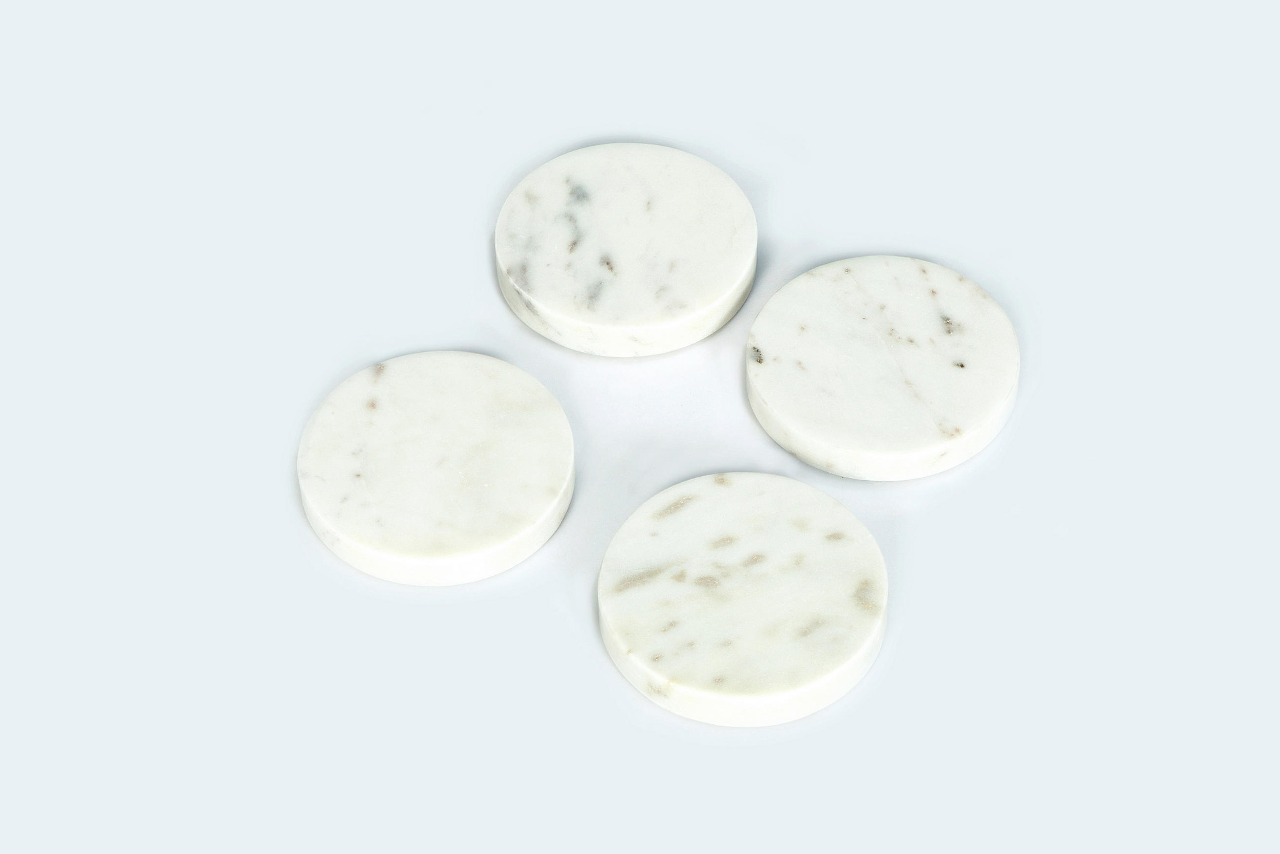 UNDERLÄGG 4 delar 10 cm - vit, Trend, sten (10cm) - Ambia Home