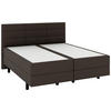 BOXSPRINGBETT 180/200 cm  in Braun  - Schwarz/Braun, KONVENTIONELL, Holzwerkstoff/Kunststoff (180/200cm) - Musterring