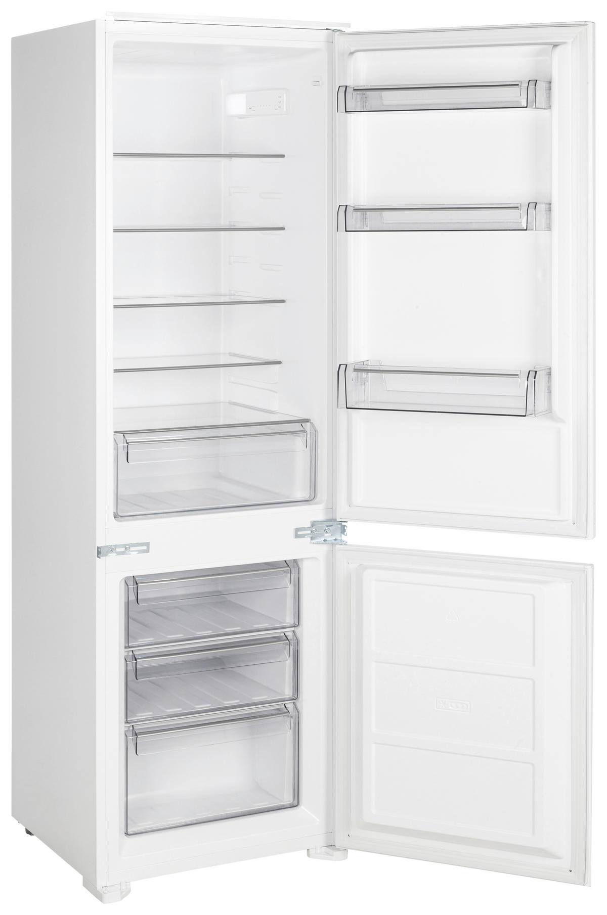 KOMBINÁLT HŰTŐ-FAGYASZTÓ - fehér, Basics, műanyag/Üveg (54,0/178/54cm) - Mican
