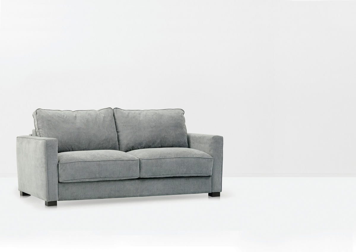 TROSJED tekstil, prirodni materijali, drvni materijal  sivo-bež    - wenge boje/sivo-bež, Moderno, drvni materijal/tekstil (193/88/101cm) - Novel